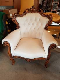 Antieke Fauteuil gestoffeerd