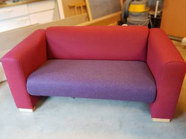 Nieuw meubelstof voor Lundia bank